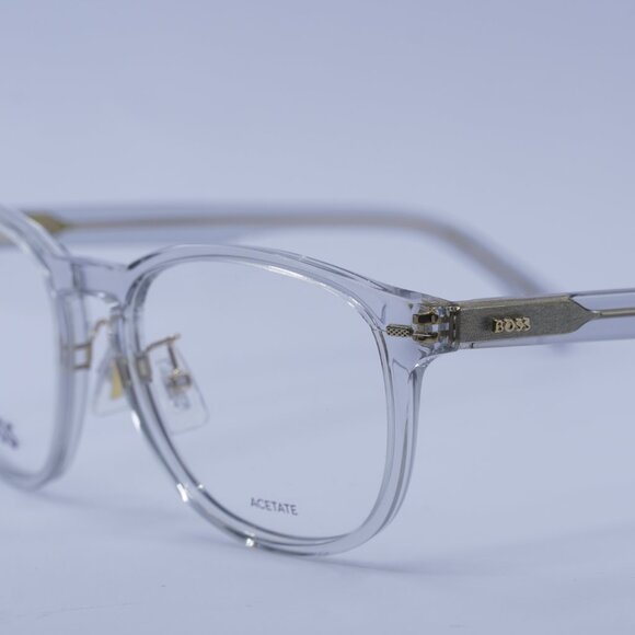 Hugo BOSS 1479/F 0KB7 00 Eyeglasses Transparent Grey 52mm Round Frame - Picture 5 of 11